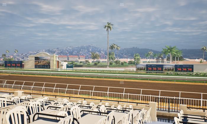 Del Mar Thoroughbred Club - Section Clubhouse Terrace Lvl 2 Tbl 513 Seat View
