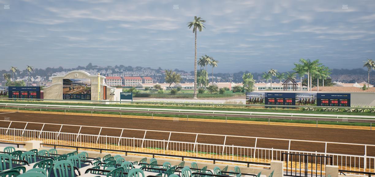 Del Mar Thoroughbred Club - Section Clubhouse Terrace Lvl 2 Tbl 513 Seat View