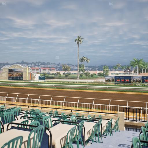 Del Mar Thoroughbred Club - Section Clubhouse Terrace Lvl 2 Tbl 513 Seat View