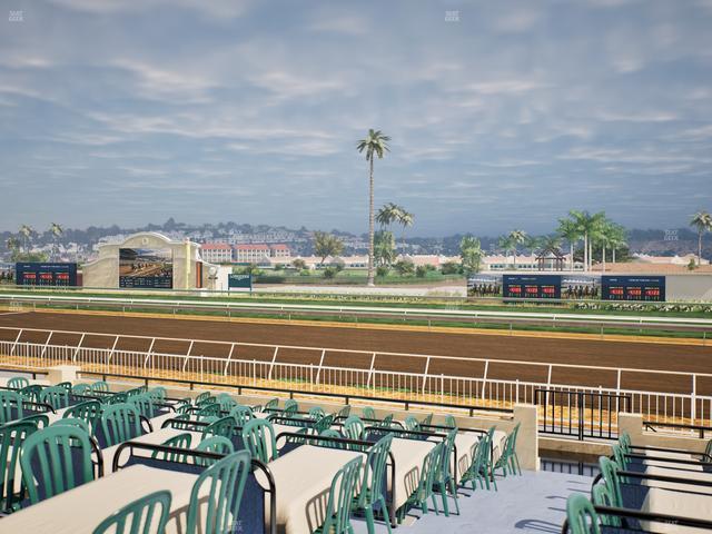 Del Mar Thoroughbred Club - Section Clubhouse Terrace Lvl 2 Tbl 513 Seat View