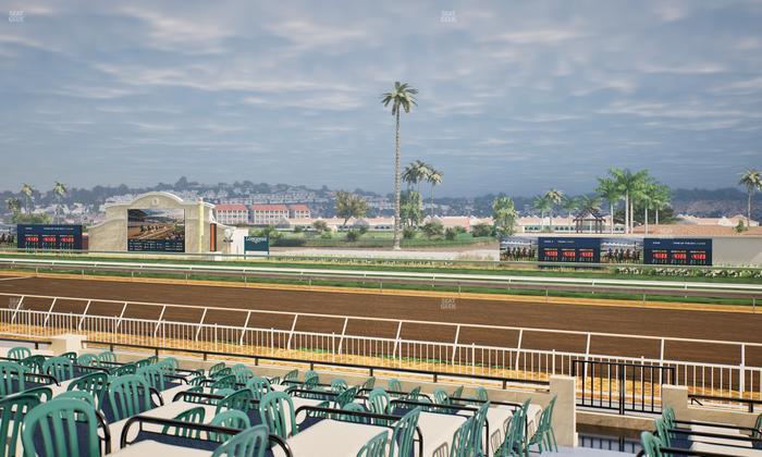 Del Mar Thoroughbred Club - Section Clubhouse Terrace Lvl 2 Tbl 513 Seat View