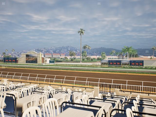 Del Mar Thoroughbred Club - Section Clubhouse Terrace Lvl 2 Tbl 514 Seat View