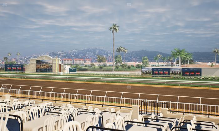 Del Mar Thoroughbred Club - Section Clubhouse Terrace Lvl 2 Tbl 514 Seat View