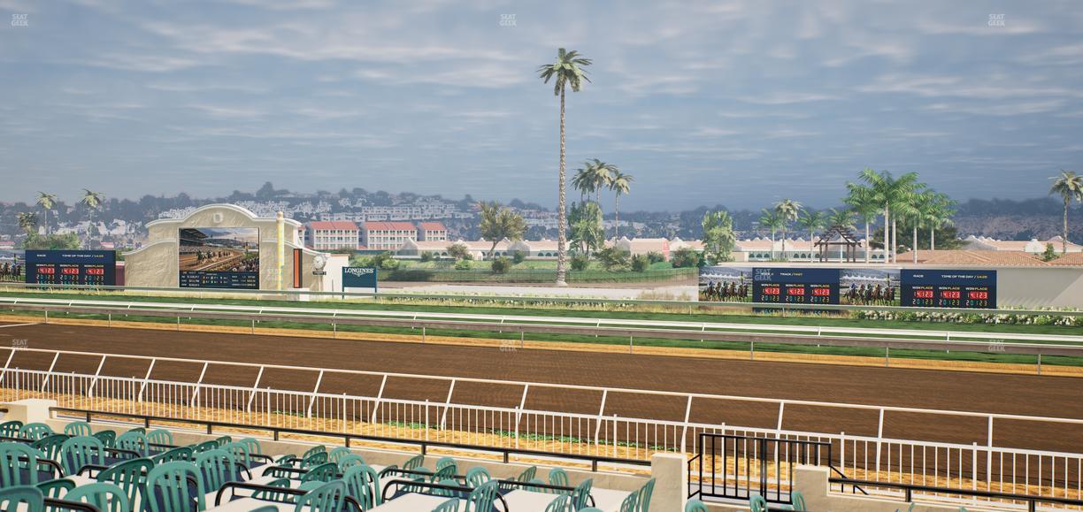 Del Mar Thoroughbred Club - Section Clubhouse Terrace Lvl 2 Tbl 514 Seat View