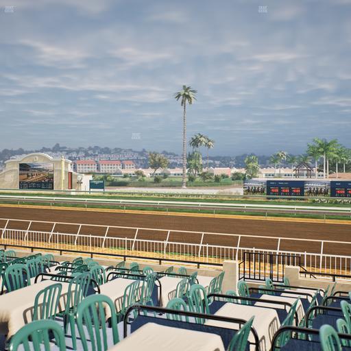 Del Mar Thoroughbred Club - Section Clubhouse Terrace Lvl 2 Tbl 514 Seat View