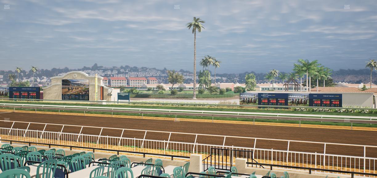 Del Mar Thoroughbred Club - Section Clubhouse Terrace Lvl 2 Tbl 515 Seat View