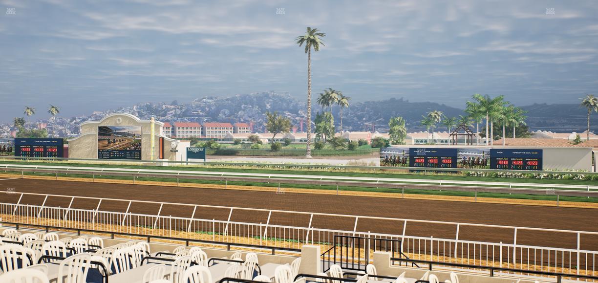 Del Mar Thoroughbred Club - Section Clubhouse Terrace Lvl 2 Tbl 515 Seat View