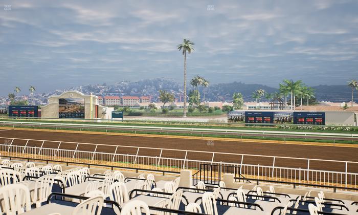 Del Mar Thoroughbred Club - Section Clubhouse Terrace Lvl 2 Tbl 515 Seat View