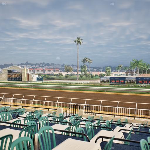 Del Mar Thoroughbred Club - Section Clubhouse Terrace Lvl 2 Tbl 516 Seat View