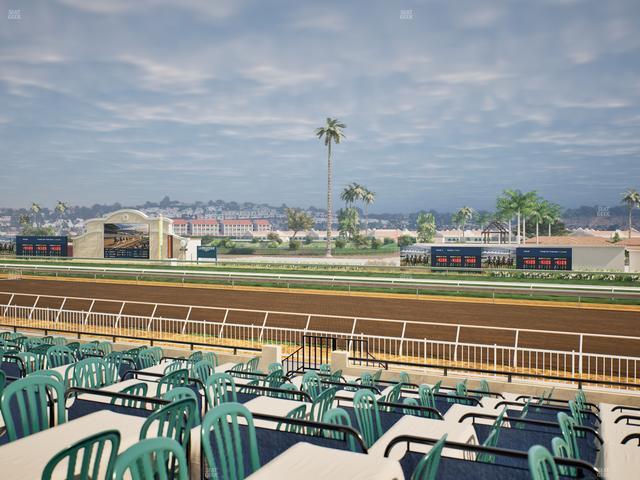 Del Mar Thoroughbred Club - Section Clubhouse Terrace Lvl 2 Tbl 516 Seat View