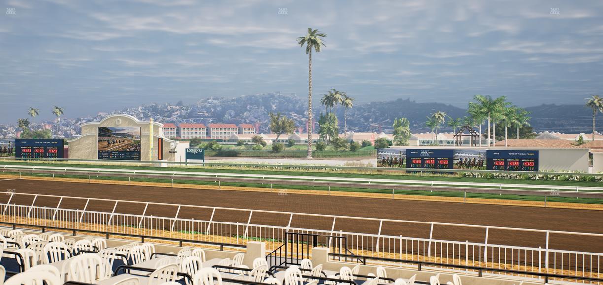 Del Mar Thoroughbred Club - Section Clubhouse Terrace Lvl 2 Tbl 516 Seat View