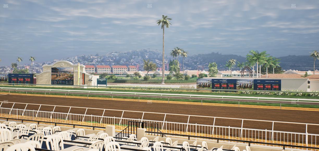 Del Mar Thoroughbred Club - Section Clubhouse Terrace Lvl 2 Tbl 517 Seat View