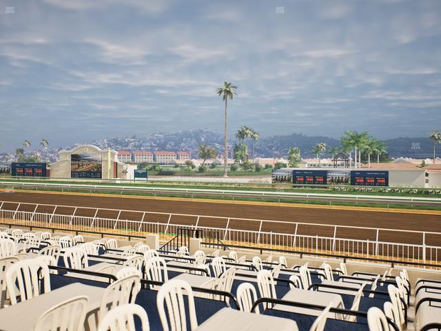 Del Mar Thoroughbred Club - Section Clubhouse Terrace Lvl 2 Tbl 517 Seat View