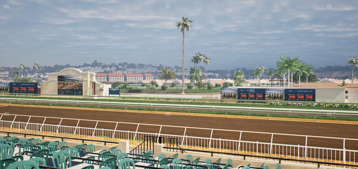 Del Mar Thoroughbred Club - Section Clubhouse Terrace Lvl 2 Tbl 517 Seat View
