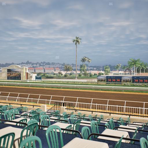 Del Mar Thoroughbred Club - Section Clubhouse Terrace Lvl 2 Tbl 517 Seat View