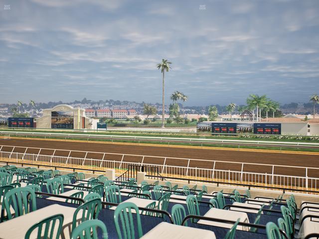 Del Mar Thoroughbred Club - Section Clubhouse Terrace Lvl 2 Tbl 517 Seat View