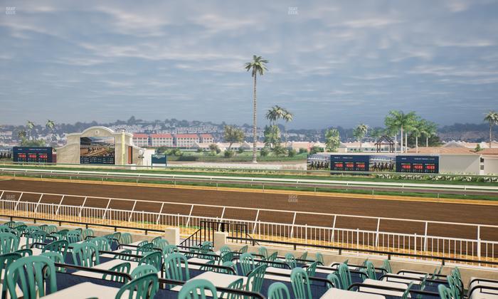 Del Mar Thoroughbred Club - Section Clubhouse Terrace Lvl 2 Tbl 517 Seat View