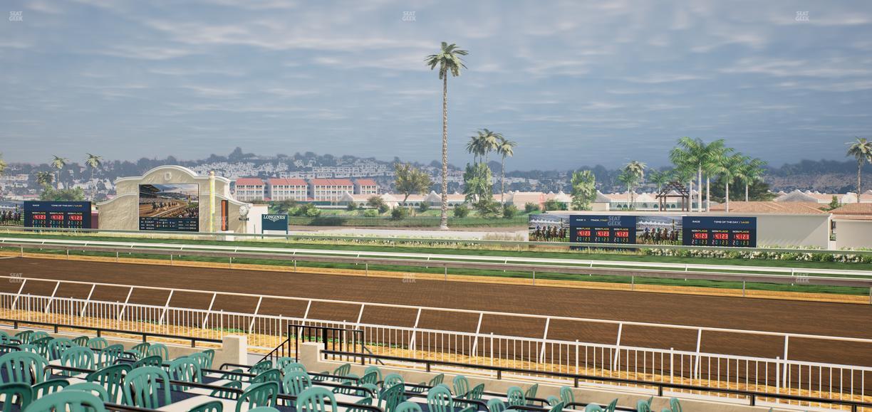 Del Mar Thoroughbred Club - Section Clubhouse Terrace Lvl 2 Tbl 518 Seat View