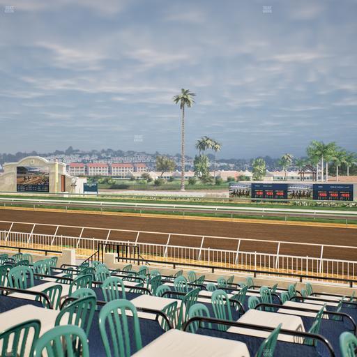 Del Mar Thoroughbred Club - Section Clubhouse Terrace Lvl 2 Tbl 518 Seat View