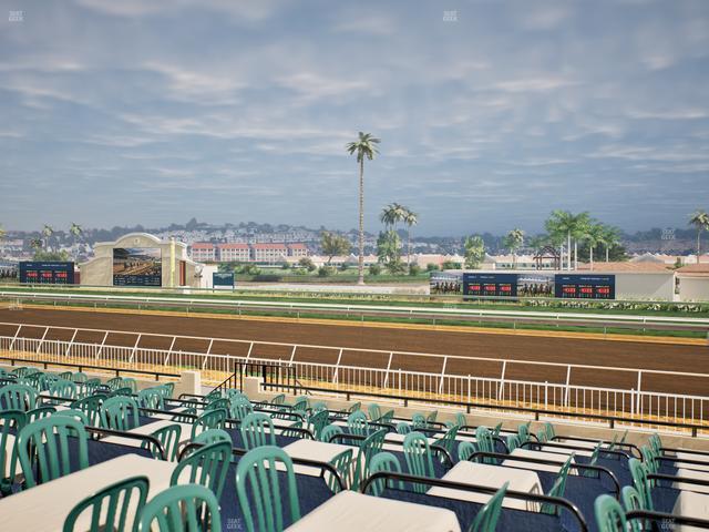Del Mar Thoroughbred Club - Section Clubhouse Terrace Lvl 2 Tbl 518 Seat View