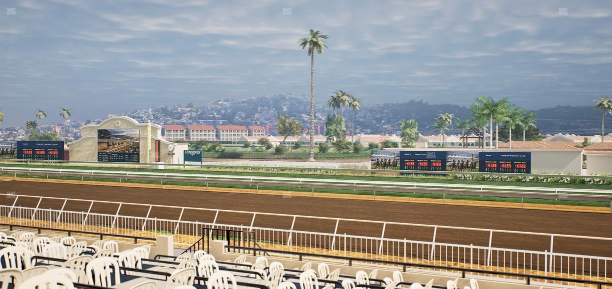 Del Mar Thoroughbred Club - Section Clubhouse Terrace Lvl 2 Tbl 518 Seat View