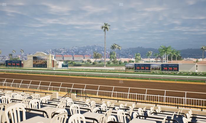 Del Mar Thoroughbred Club - Section Clubhouse Terrace Lvl 2 Tbl 518 Seat View