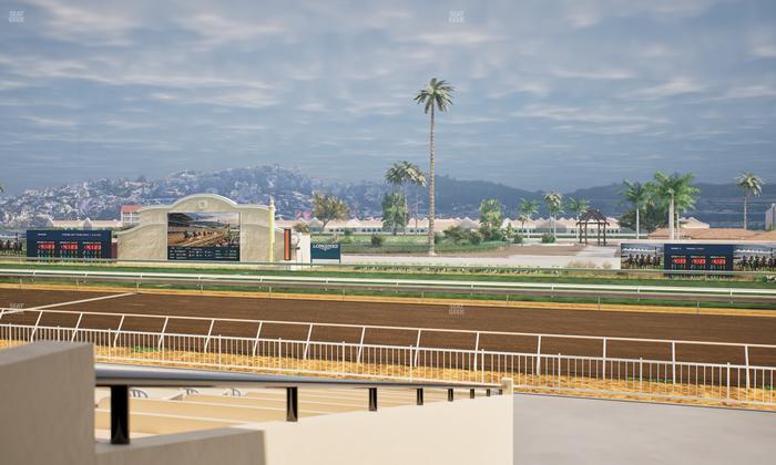 Del Mar Thoroughbred Club - Section Clubhouse Terrace Lvl 2 Tbl 601 Seat View
