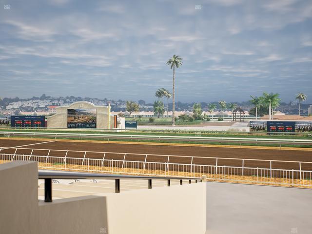 Del Mar Thoroughbred Club - Section Clubhouse Terrace Lvl 2 Tbl 601 Seat View