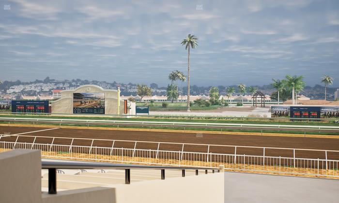 Del Mar Thoroughbred Club - Section Clubhouse Terrace Lvl 2 Tbl 601 Seat View