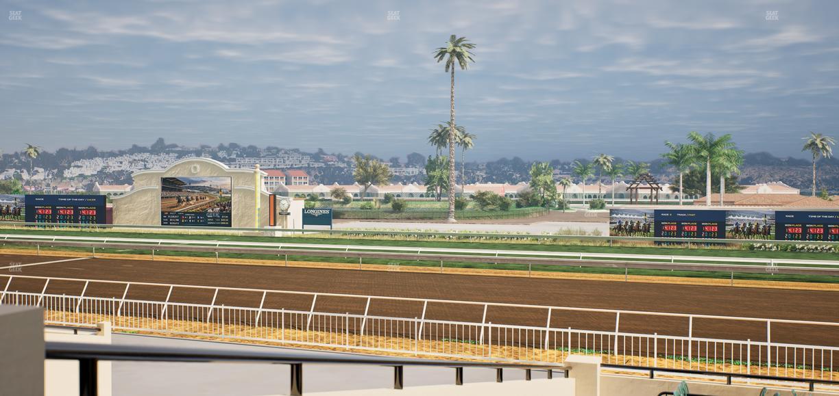 Del Mar Thoroughbred Club - Section Clubhouse Terrace Lvl 2 Tbl 607 Seat View