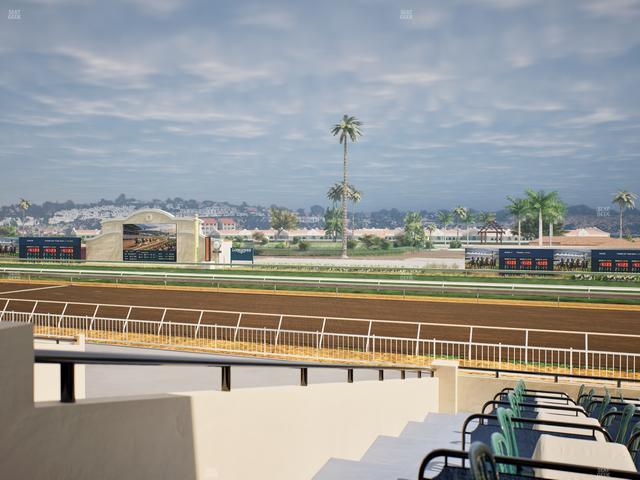 Del Mar Thoroughbred Club - Section Clubhouse Terrace Lvl 2 Tbl 607 Seat View