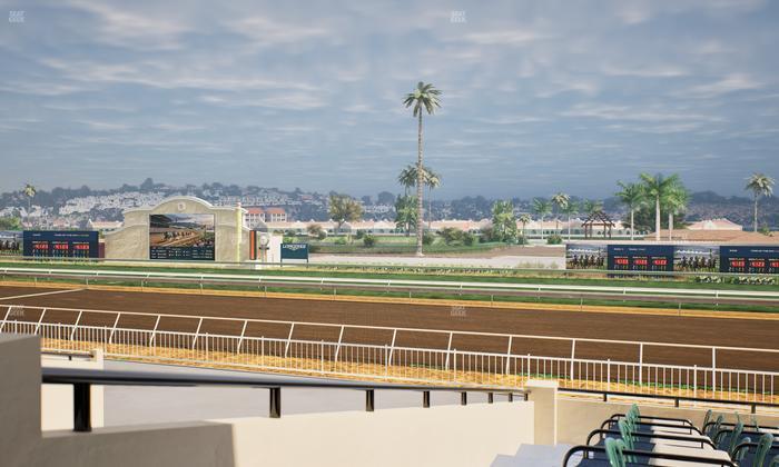 Del Mar Thoroughbred Club - Section Clubhouse Terrace Lvl 2 Tbl 607 Seat View