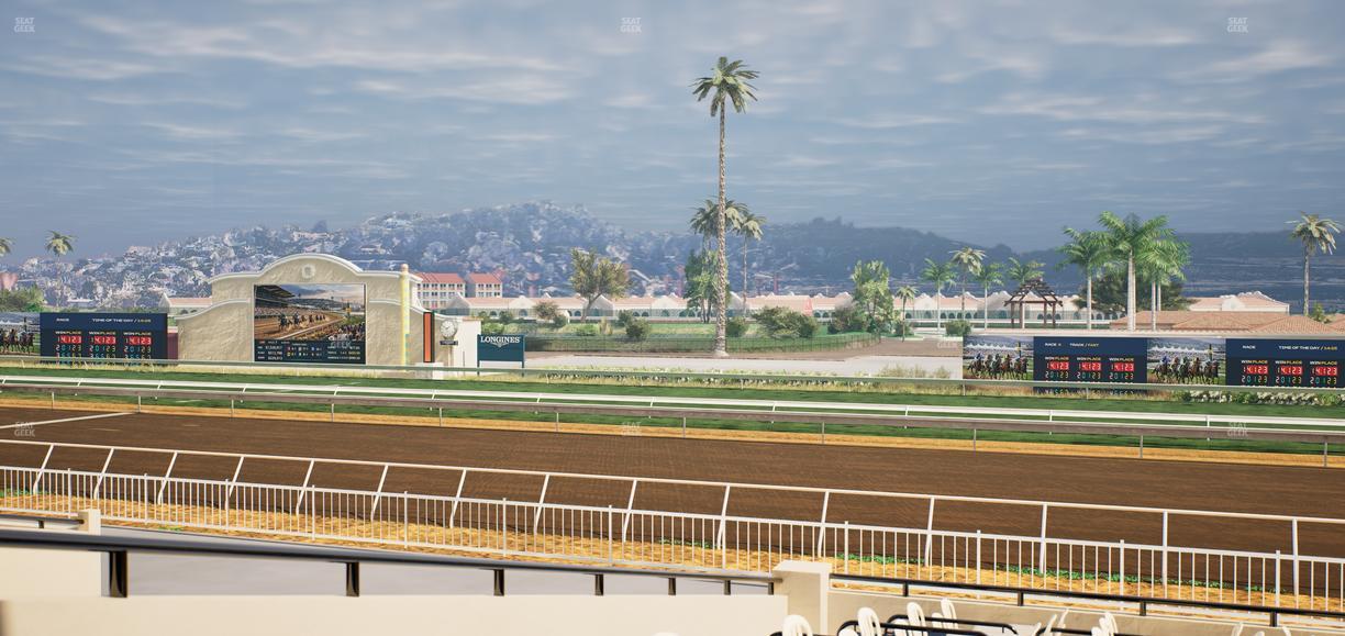 Del Mar Thoroughbred Club - Section Clubhouse Terrace Lvl 2 Tbl 608 Seat View