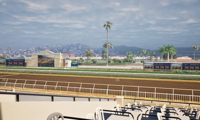 Del Mar Thoroughbred Club - Section Clubhouse Terrace Lvl 2 Tbl 608 Seat View