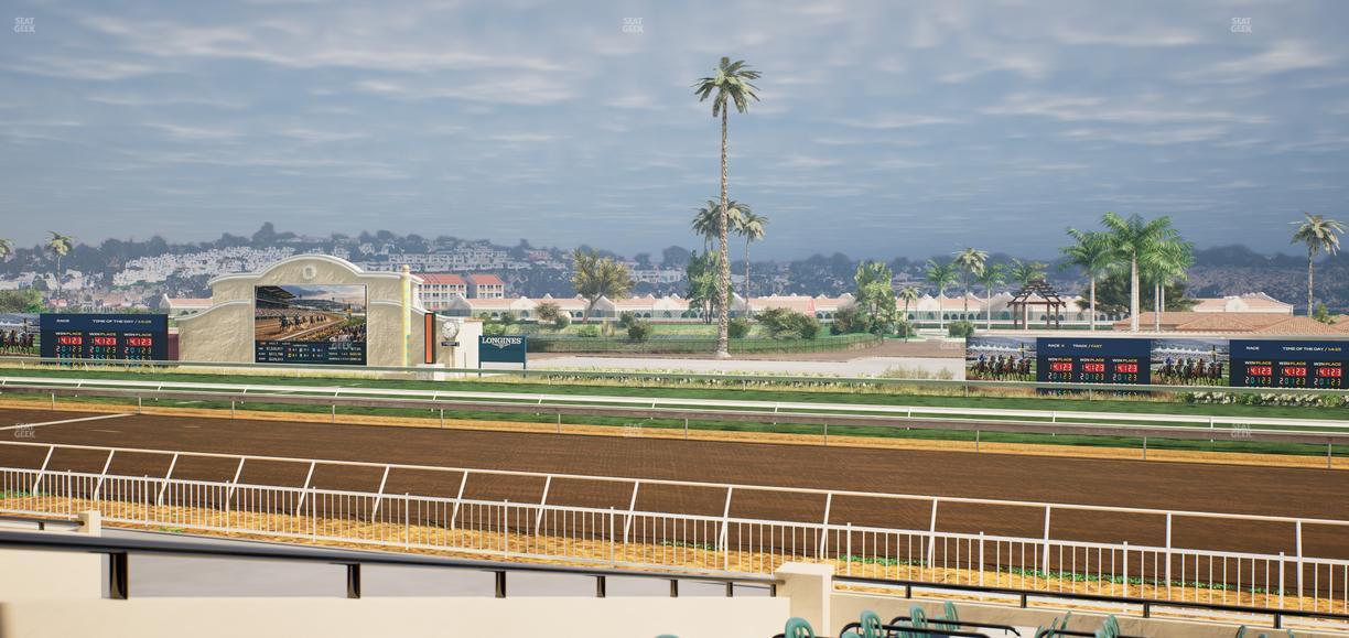 Del Mar Thoroughbred Club - Section Clubhouse Terrace Lvl 2 Tbl 608 Seat View