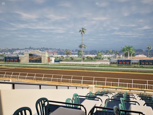 Del Mar Thoroughbred Club - Section Clubhouse Terrace Lvl 2 Tbl 608 Seat View