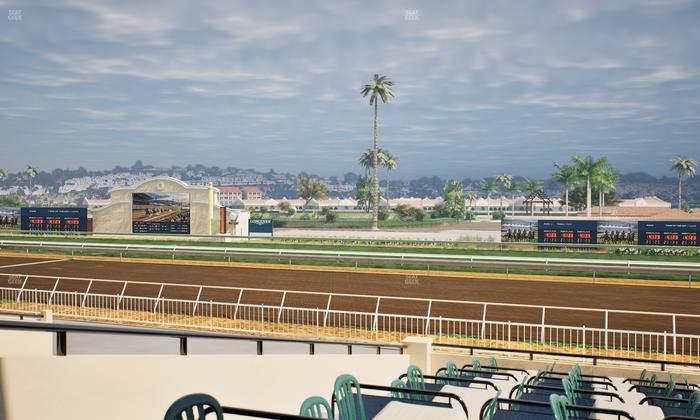 Del Mar Thoroughbred Club - Section Clubhouse Terrace Lvl 2 Tbl 608 Seat View