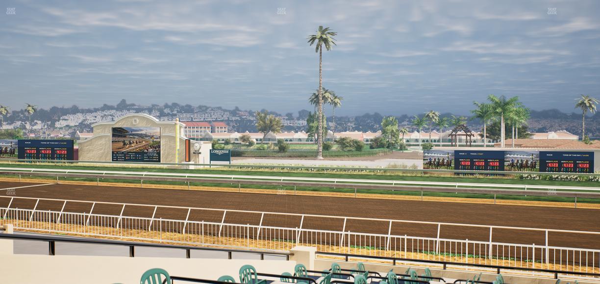Del Mar Thoroughbred Club - Section Clubhouse Terrace Lvl 2 Tbl 609 Seat View