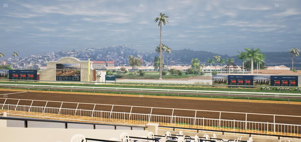 Del Mar Thoroughbred Club - Section Clubhouse Terrace Lvl 2 Tbl 609 Seat View