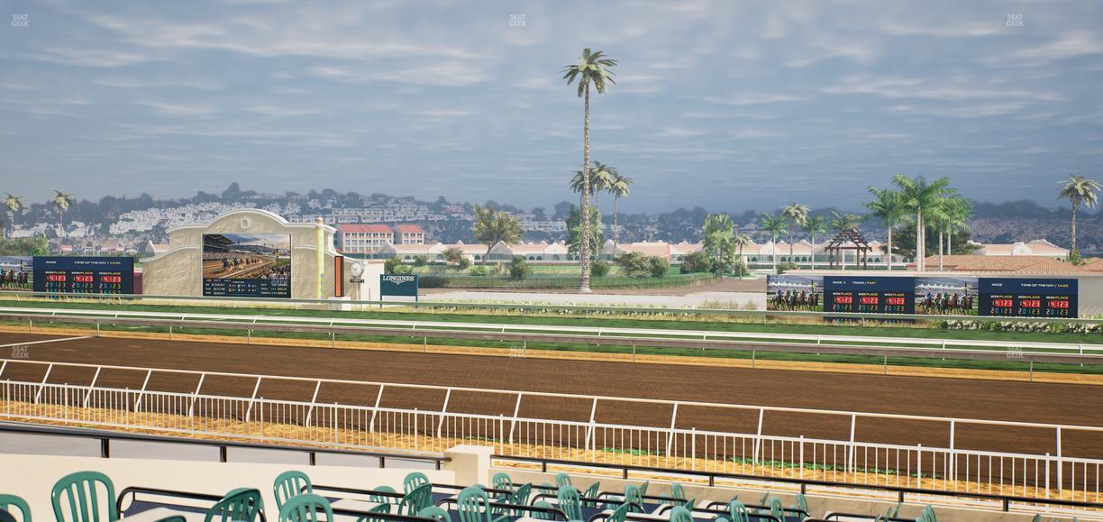 Del Mar Thoroughbred Club - Section Clubhouse Terrace Lvl 2 Tbl 610 Seat View