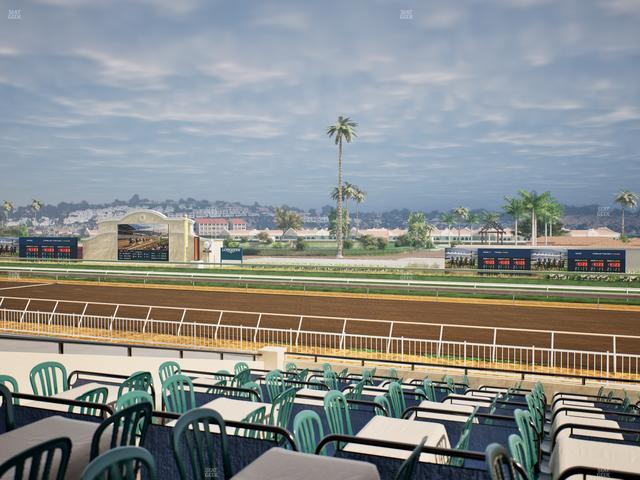 Del Mar Thoroughbred Club - Section Clubhouse Terrace Lvl 2 Tbl 610 Seat View
