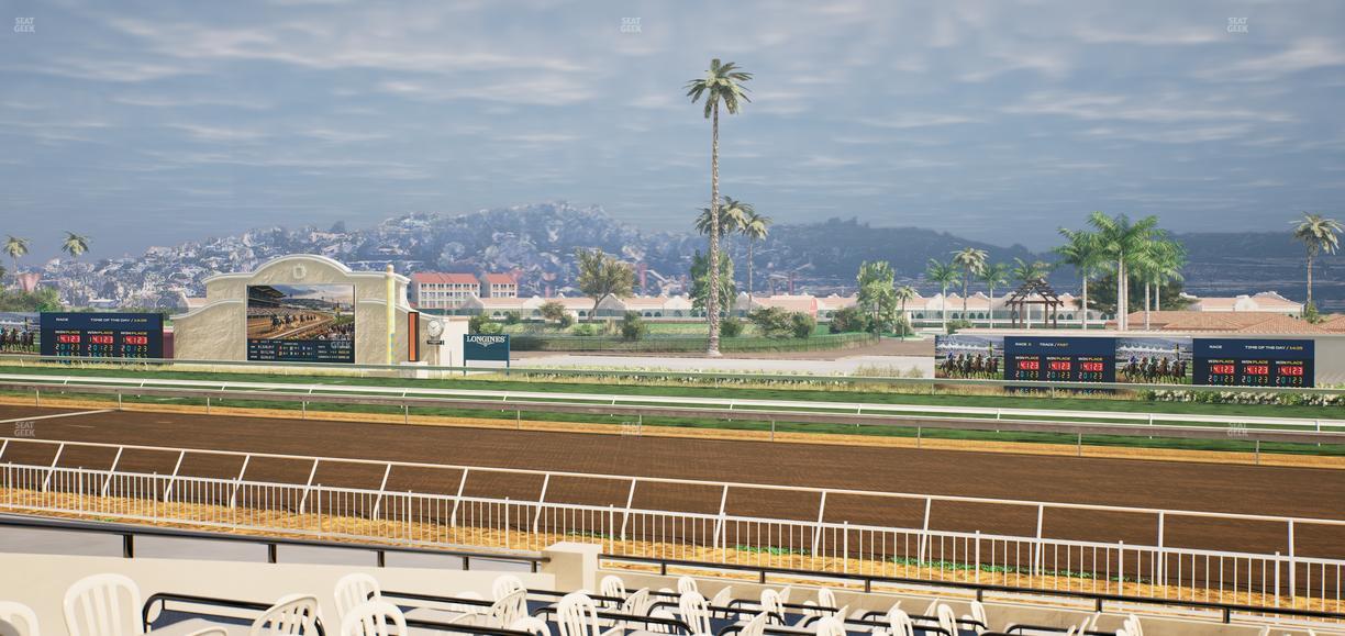 Del Mar Thoroughbred Club - Section Clubhouse Terrace Lvl 2 Tbl 610 Seat View