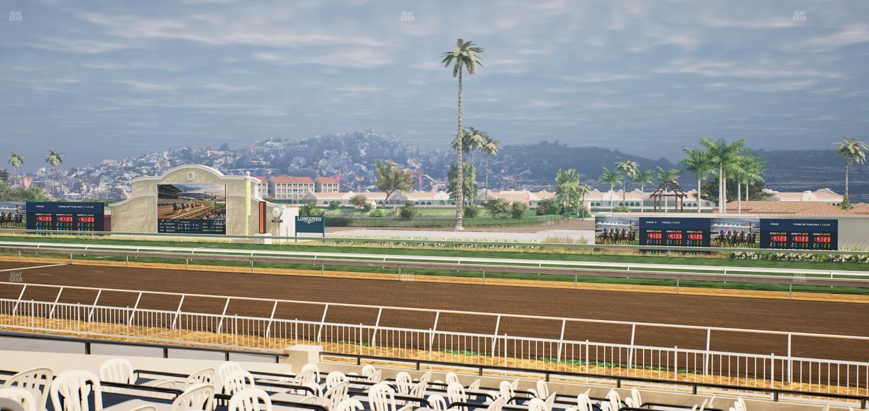 Del Mar Thoroughbred Club - Section Clubhouse Terrace Lvl 2 Tbl 611 Seat View