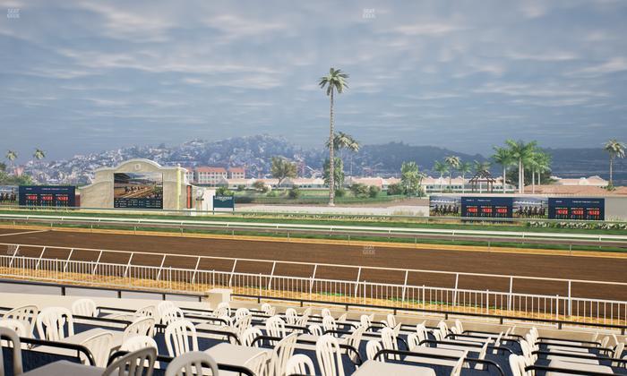 Del Mar Thoroughbred Club - Section Clubhouse Terrace Lvl 2 Tbl 611 Seat View