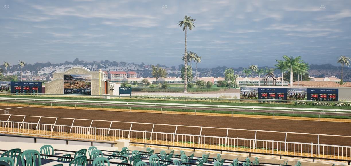Del Mar Thoroughbred Club - Section Clubhouse Terrace Lvl 2 Tbl 611 Seat View