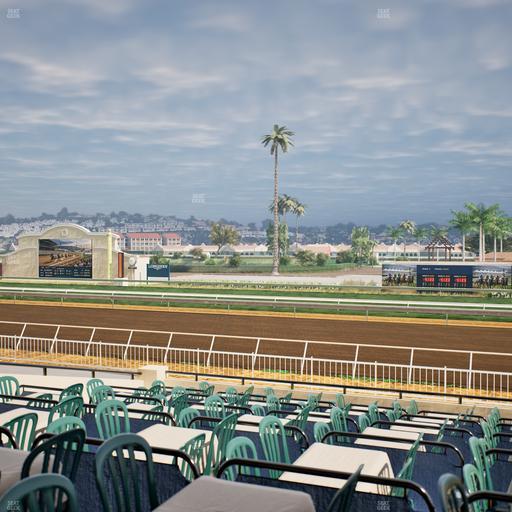 Del Mar Thoroughbred Club - Section Clubhouse Terrace Lvl 2 Tbl 611 Seat View