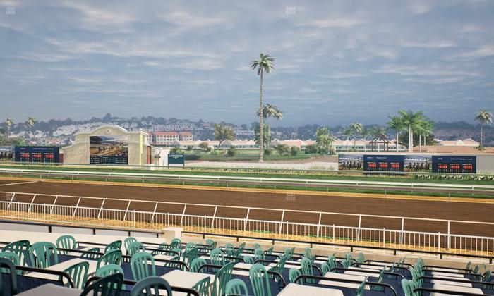 Del Mar Thoroughbred Club - Section Clubhouse Terrace Lvl 2 Tbl 611 Seat View