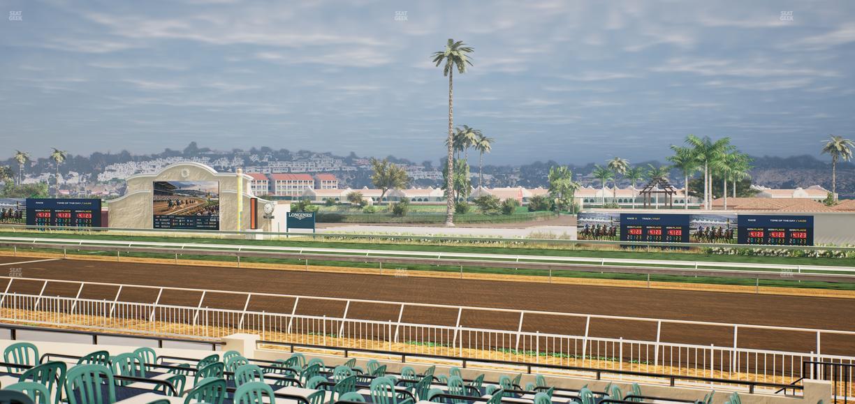 Del Mar Thoroughbred Club - Section Clubhouse Terrace Lvl 2 Tbl 612 Seat View