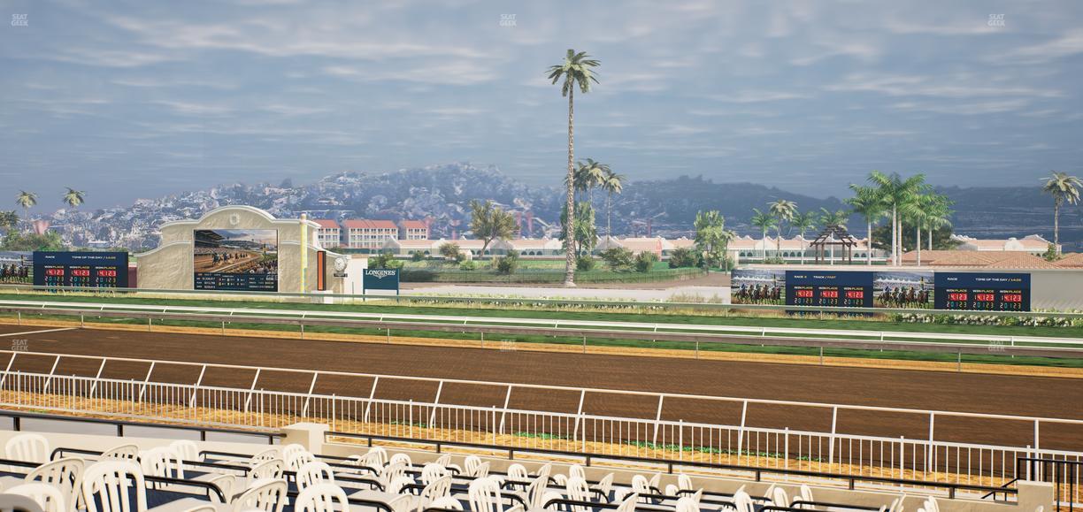 Del Mar Thoroughbred Club - Section Clubhouse Terrace Lvl 2 Tbl 612 Seat View