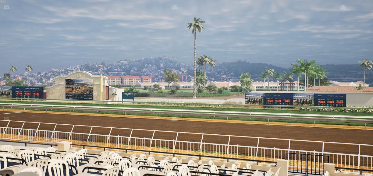 Del Mar Thoroughbred Club - Section Clubhouse Terrace Lvl 2 Tbl 613 Seat View